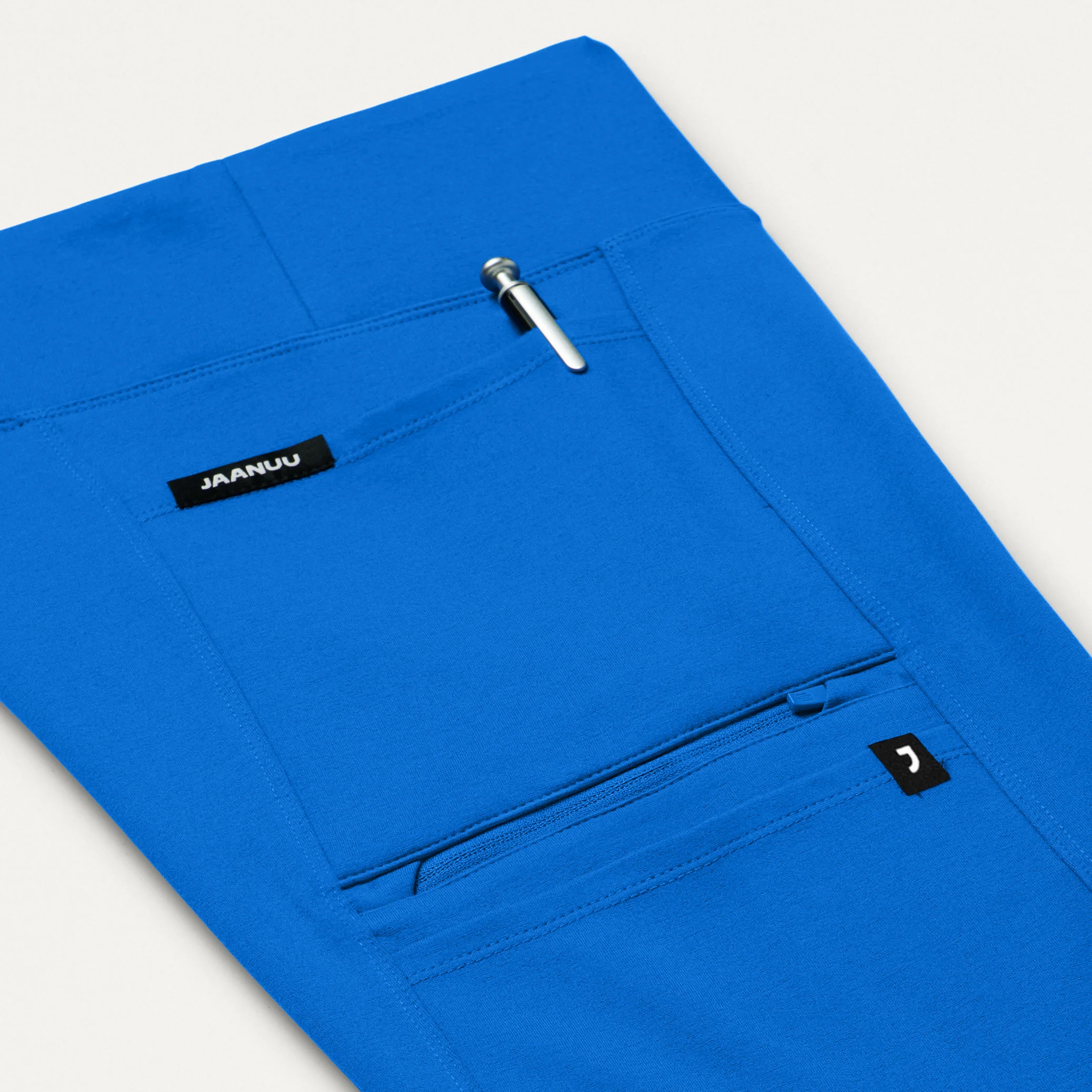 Perri UltraSOFT™ Yoga Scrub Pant - Royal Blue - Image 9