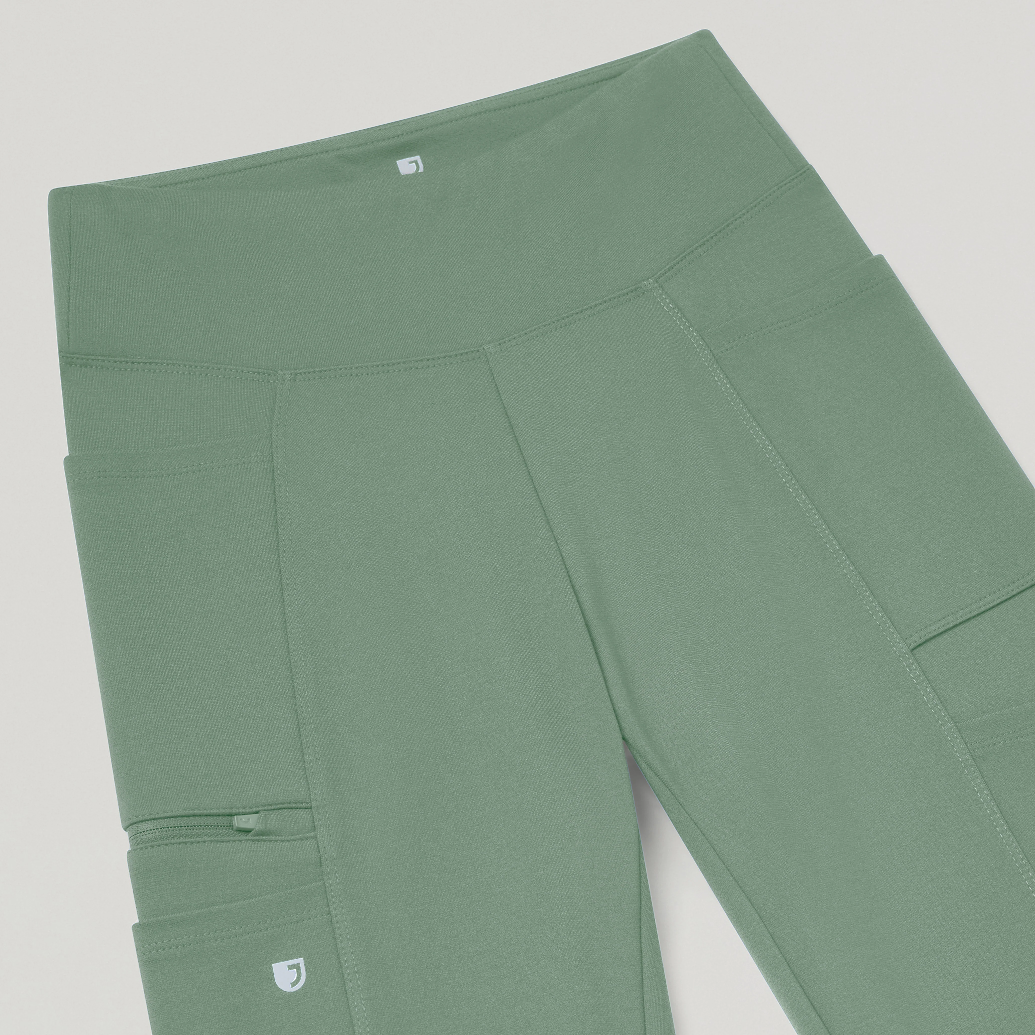 Perri UltraSOFT™ Yoga Scrub Pant - Sage - Image 6