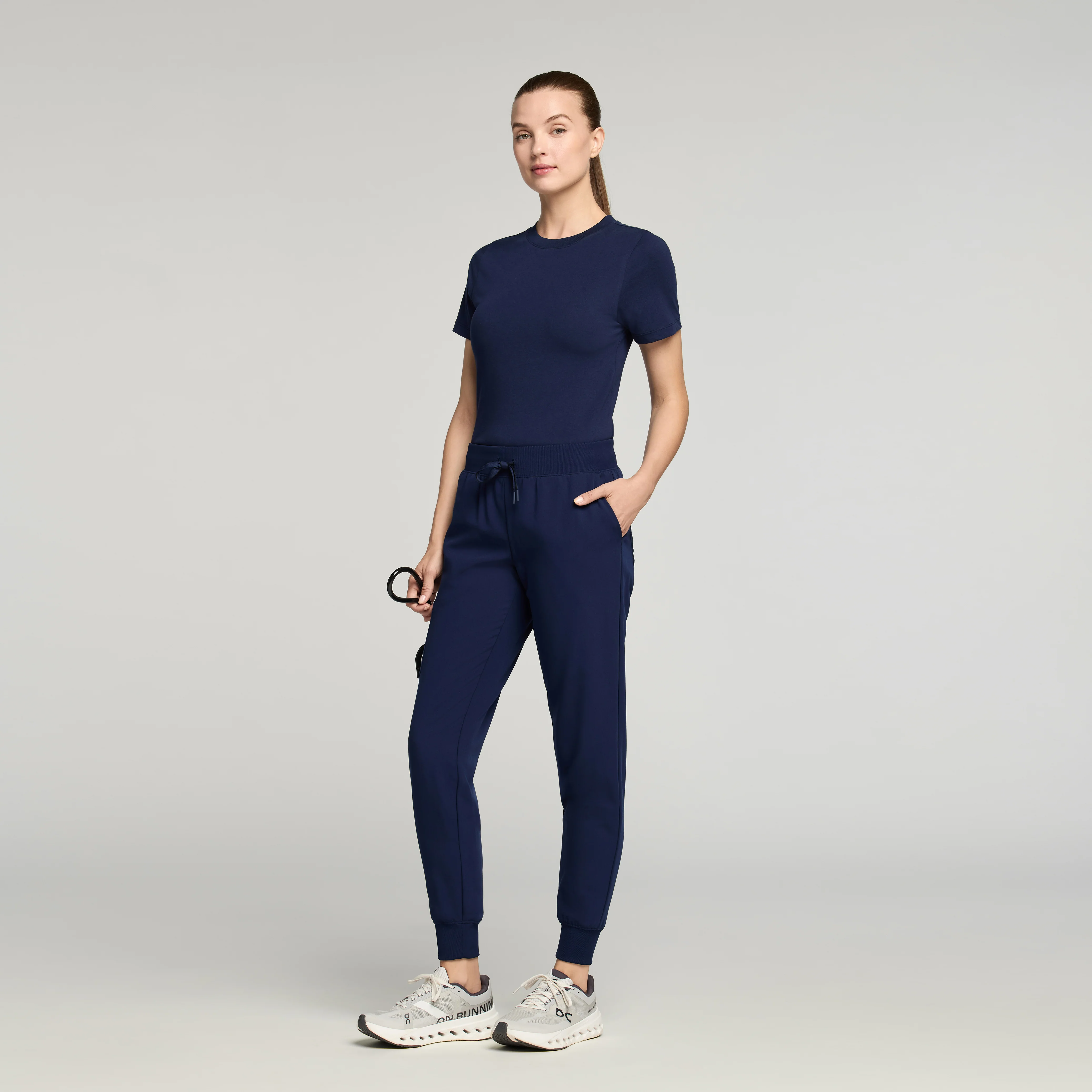 Regenˣ Short-Sleeve Cotton Underscrub - Midnight Navy - Image 3
