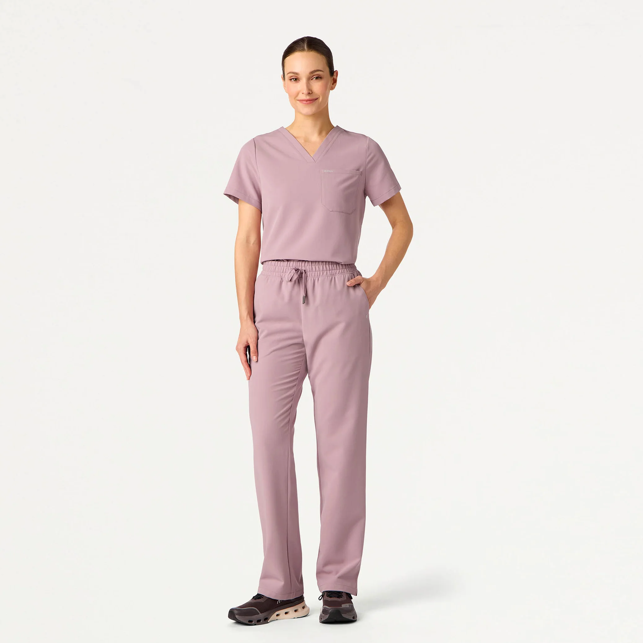 Rhena 1-Pocket Scrub Top - Blossom - Image 4