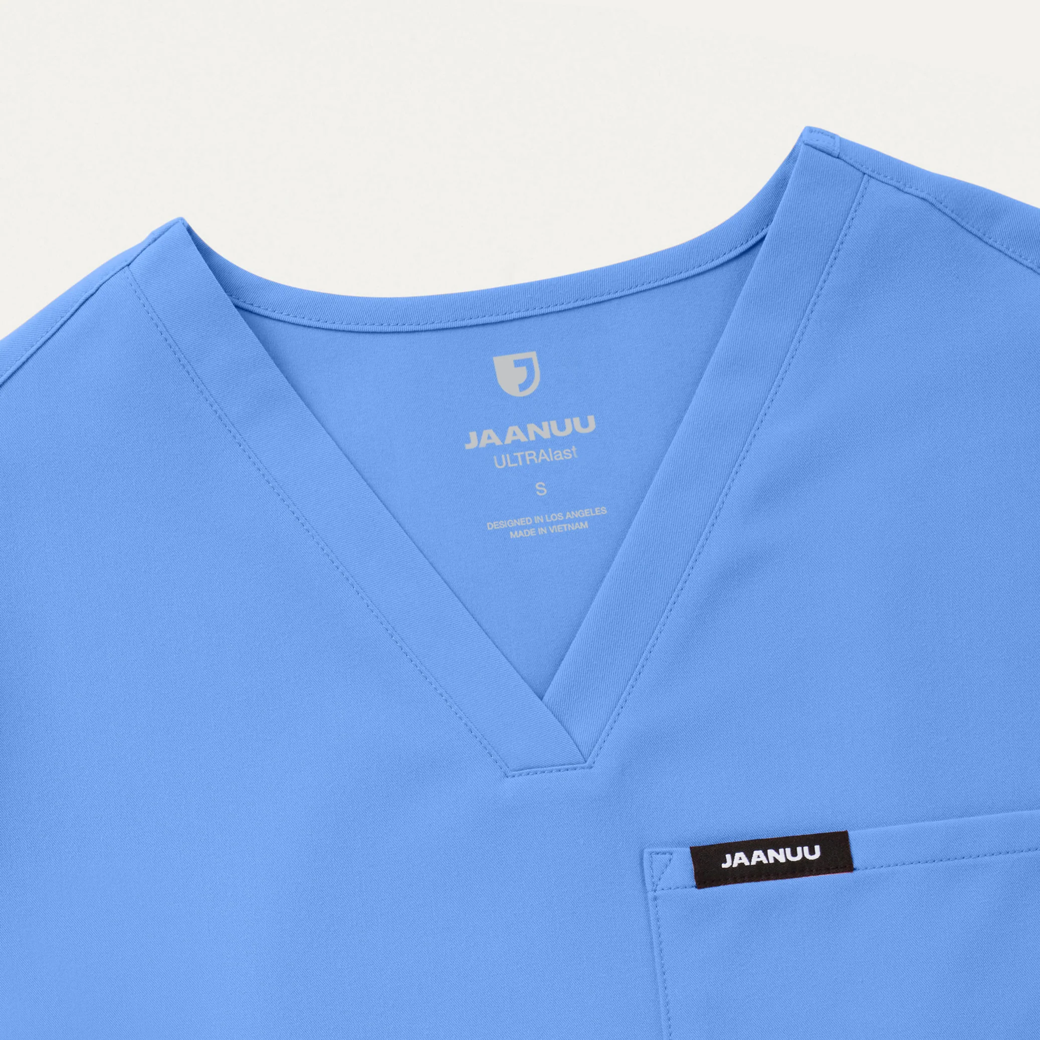 Rhena 1-Pocket Scrub Top - Ceil Blue - Image 7