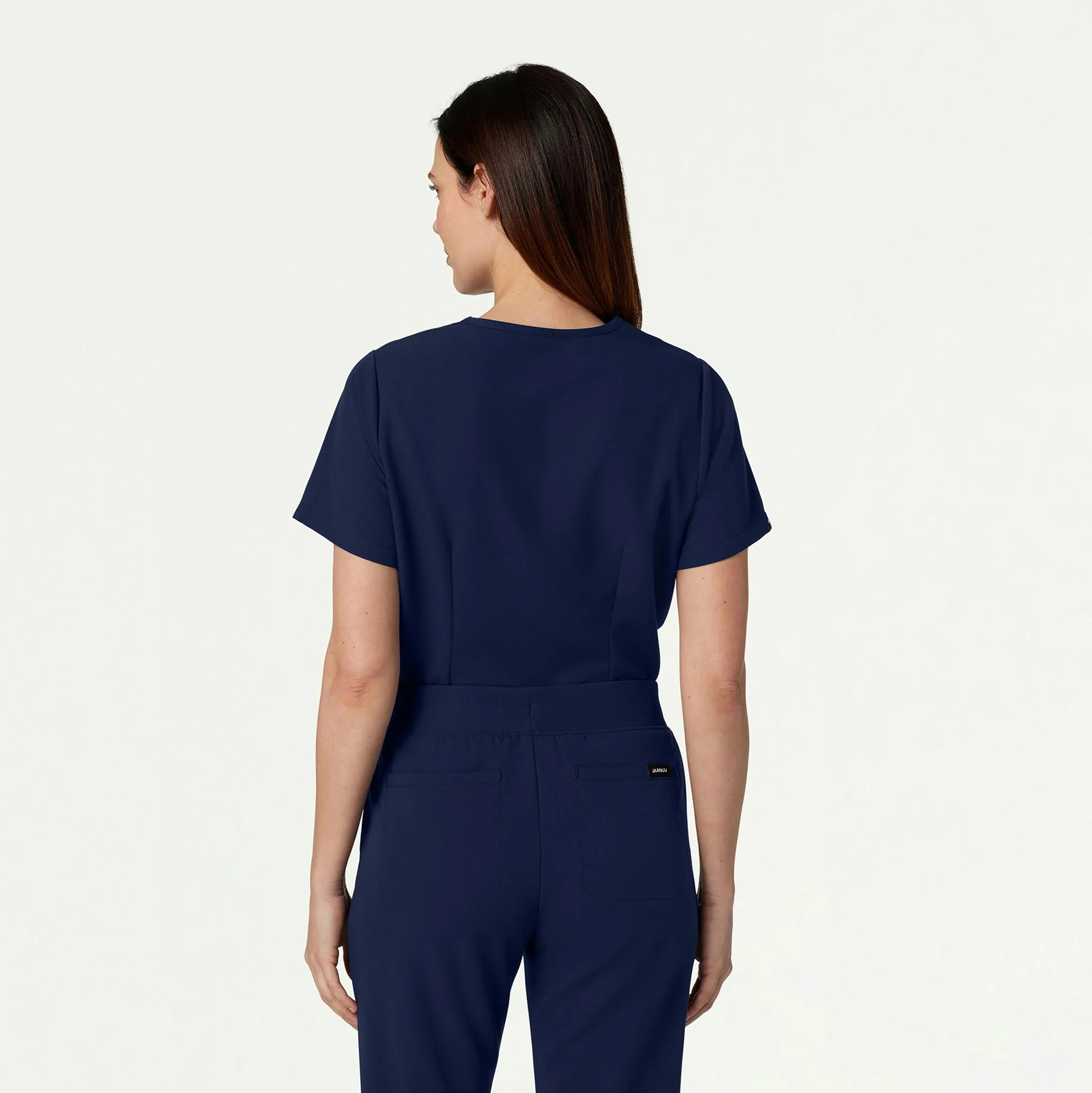 Rhena 1-Pocket Scrub Top - Midnight Navy - Image 3