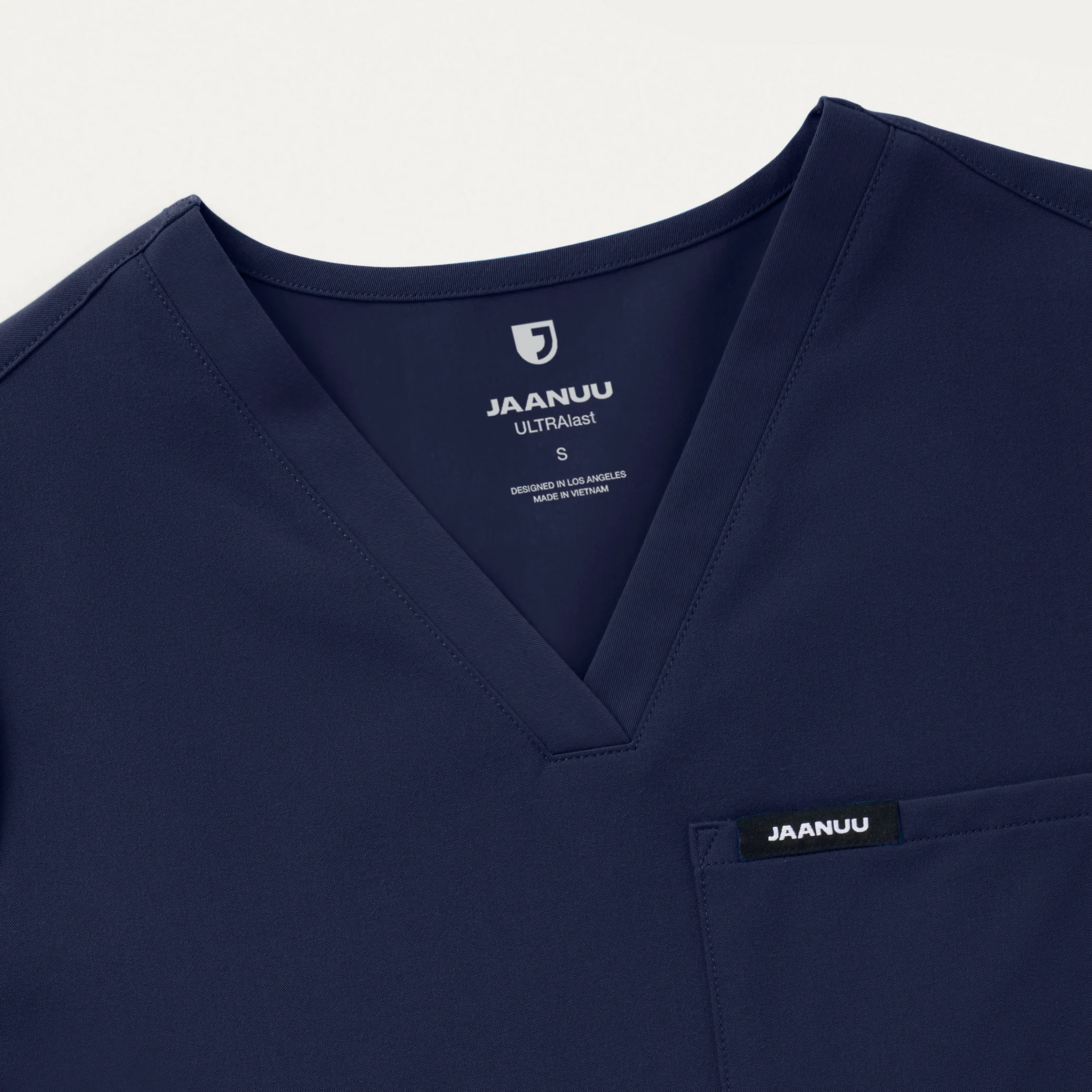 Rhena 1-Pocket Scrub Top - Midnight Navy - Image 7