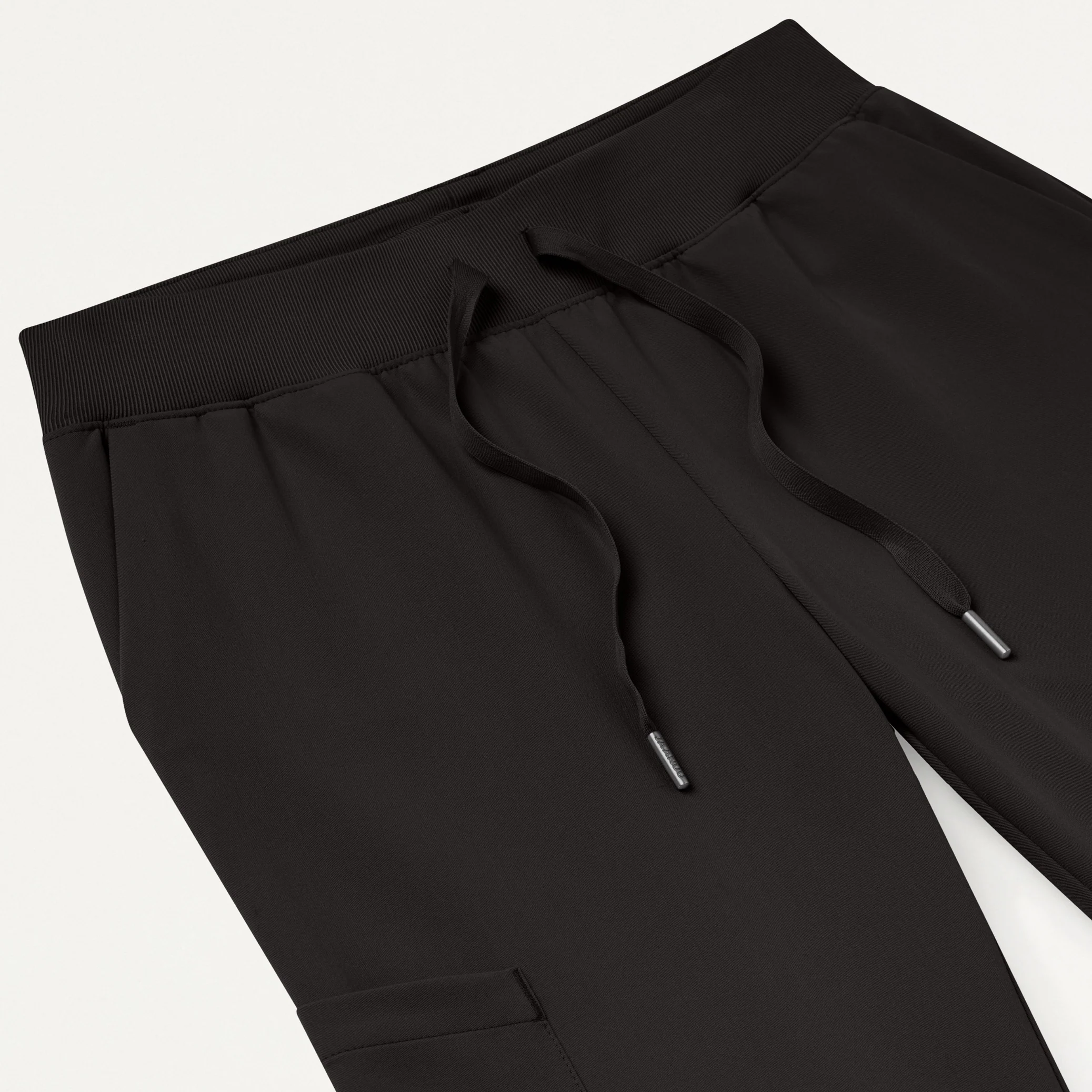 Silex Slim Knit-Waist Scrub Jogger - Charcoal - Image 5