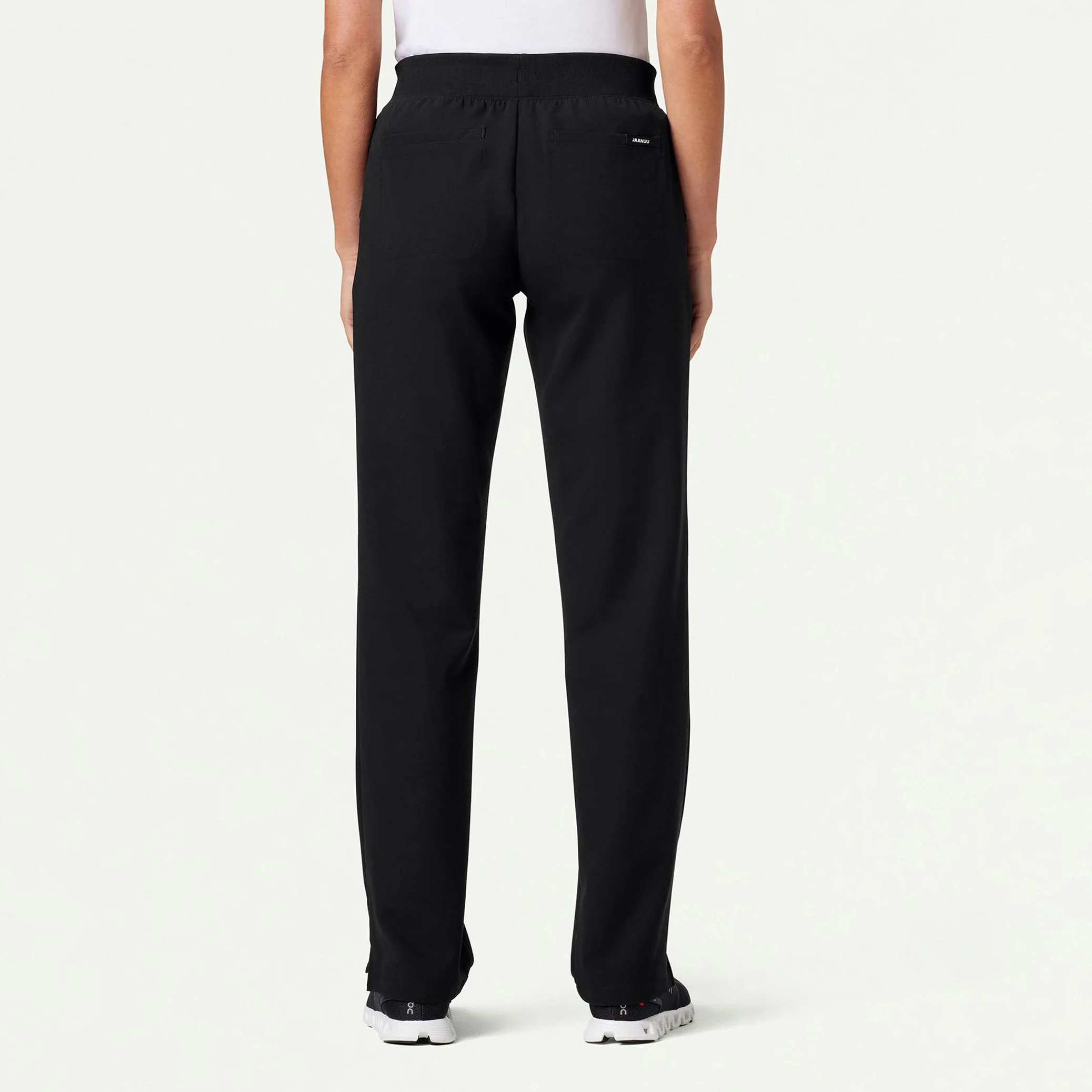 Xenos Essential Knit-Waist Scrub Pant - Black - Image 3