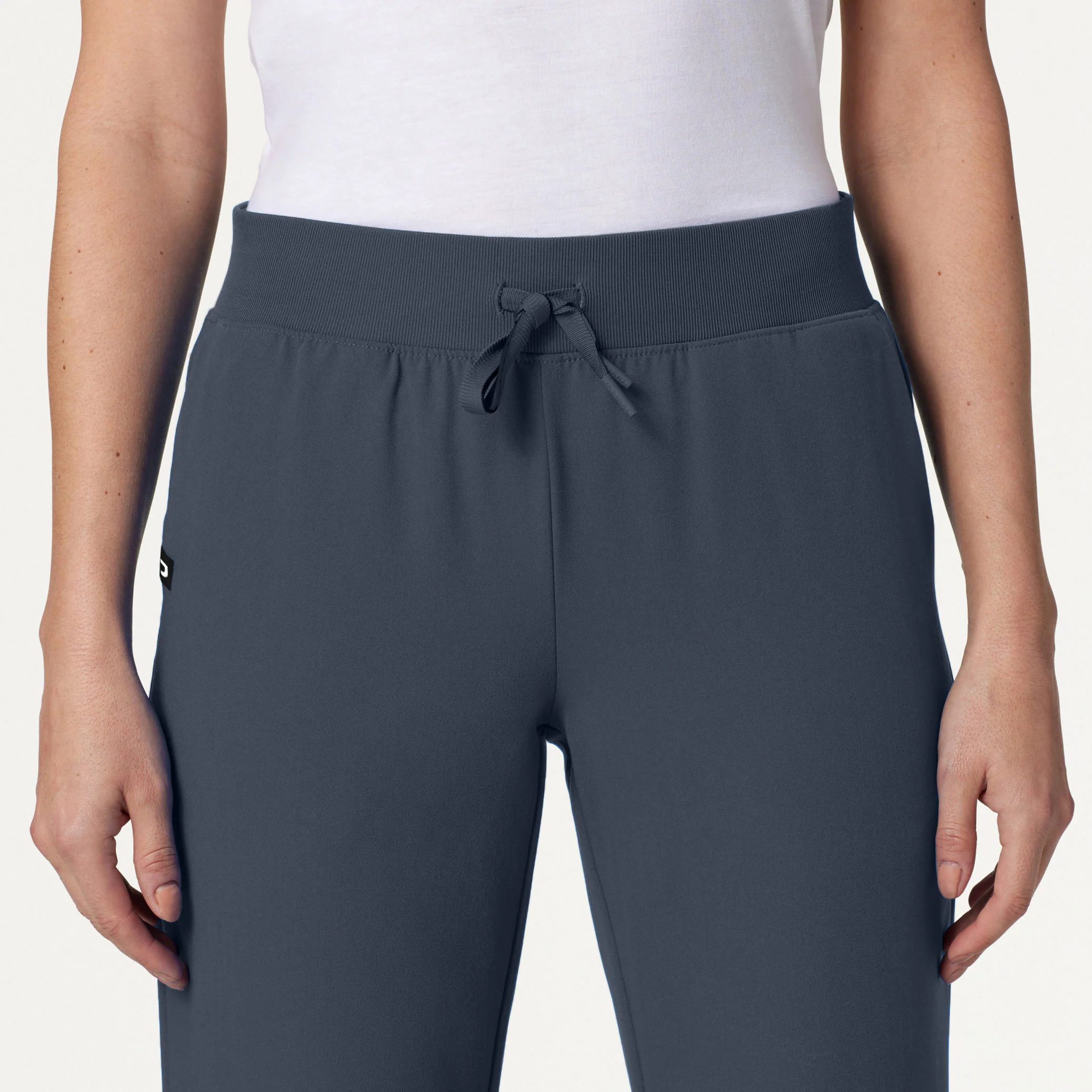 Xenos Essential Knit-Waist Scrub Pant - Carbon Gray - Image 4
