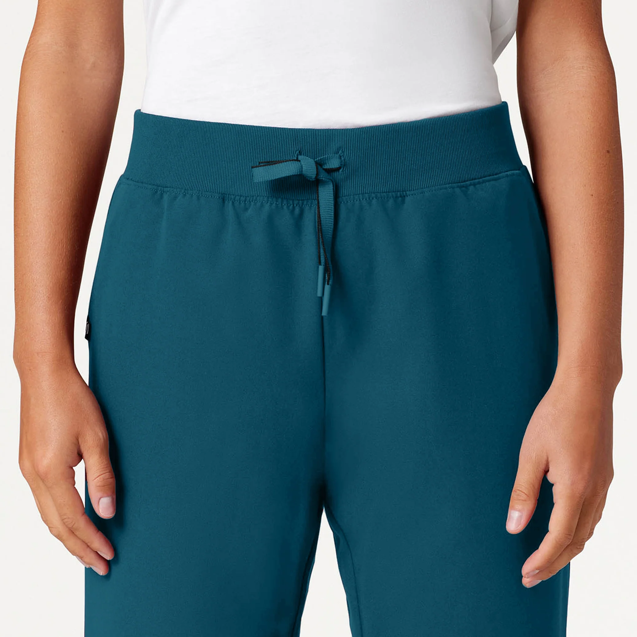Xenos Essential Knit-Waist Scrub Pant - Caribbean Blue - Image 4
