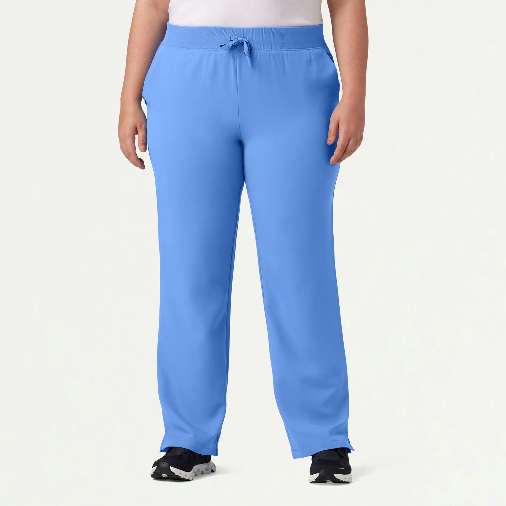 Xenos Essential Knit-Waist Scrub Pant - Ceil Blue - Image 8