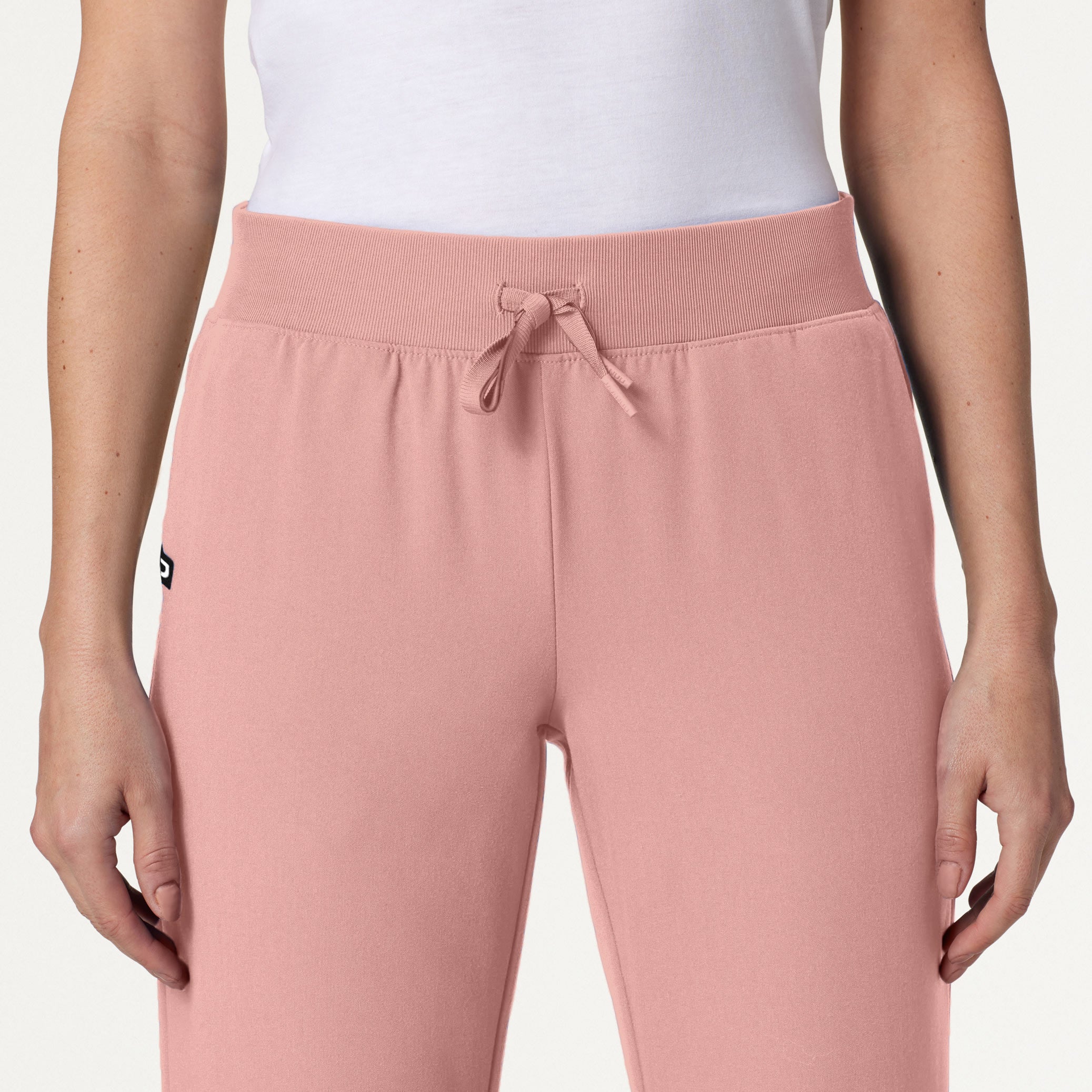 Xenos Essential Knit-Waist Scrub Pant - Mauve - Image 4